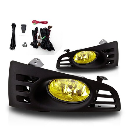 Winjet Fog Lights - Clear - Wiring Kit Included CFWJ-0037-Y